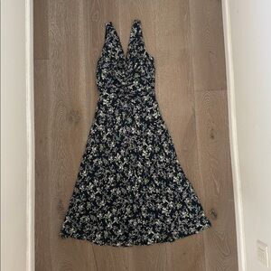 Classiques Entier blue fully lined silk summer dancing dress size 4